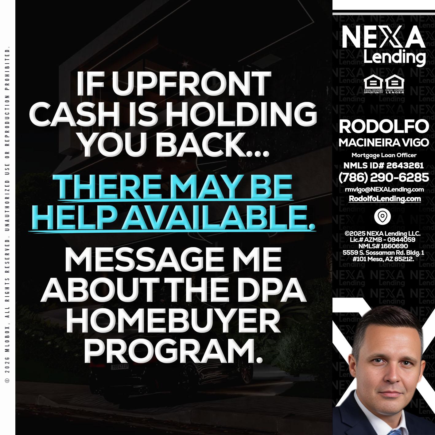 IF UPFRONT - Rodolfo Macineira Vigo -Mortgage Loan Officer