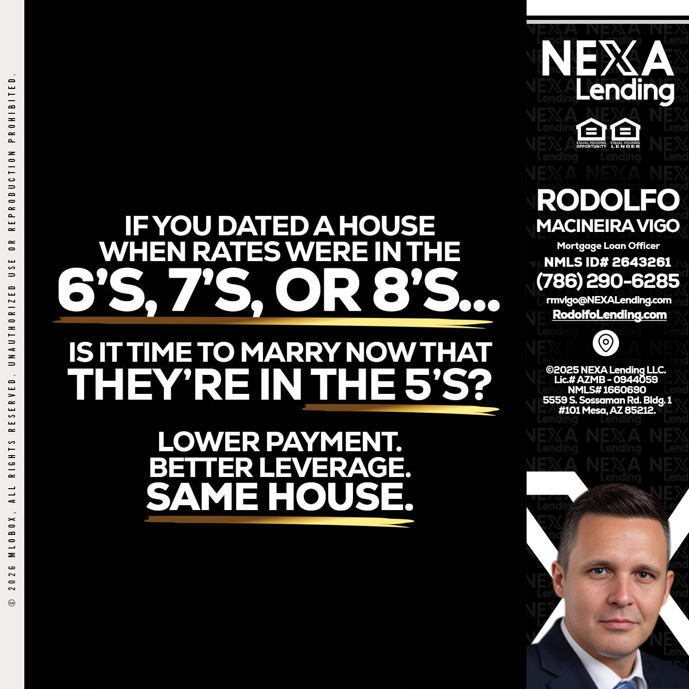 if you dated a house - Rodolfo Macineira Vigo -Mortgage Loan Officer