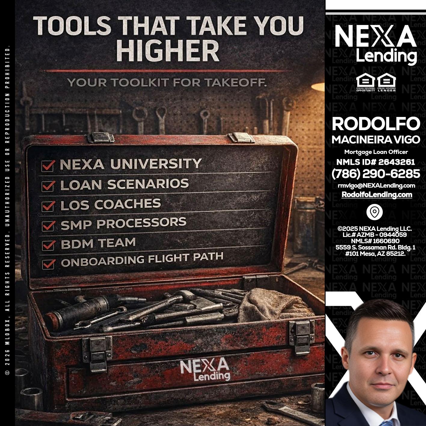 TOOLS THAT - Rodolfo Macineira Vigo -Mortgage Loan Officer