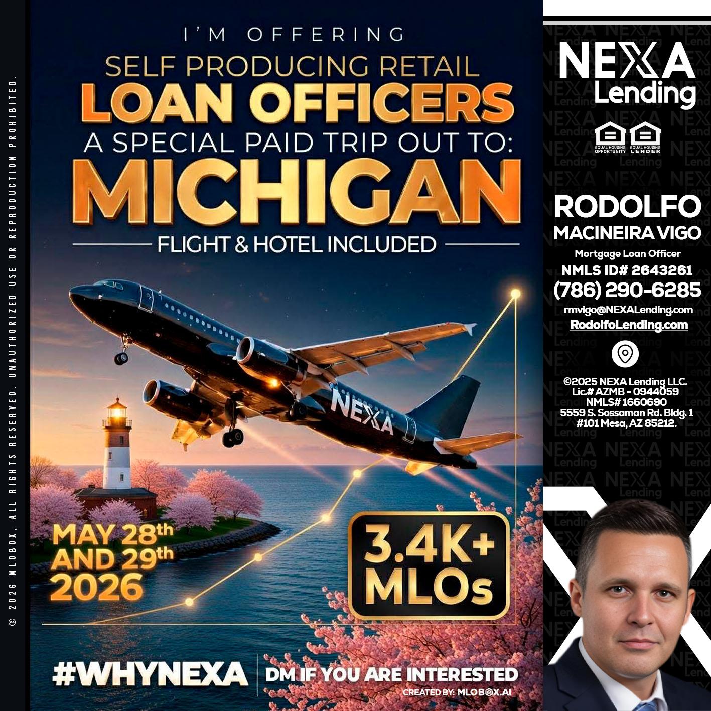 MICHIGAN TRIP - Rodolfo Macineira Vigo -Mortgage Loan Officer