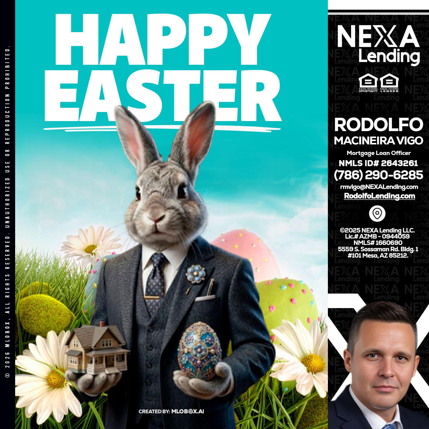 HAPPY EASTER - Rodolfo Macineira Vigo -Mortgage Loan Officer