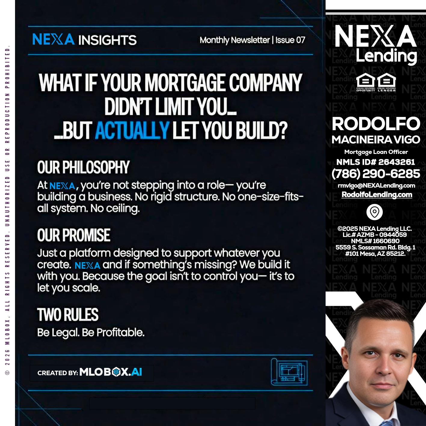 NEXA INSIGHTS - Rodolfo Macineira Vigo -Mortgage Loan Officer