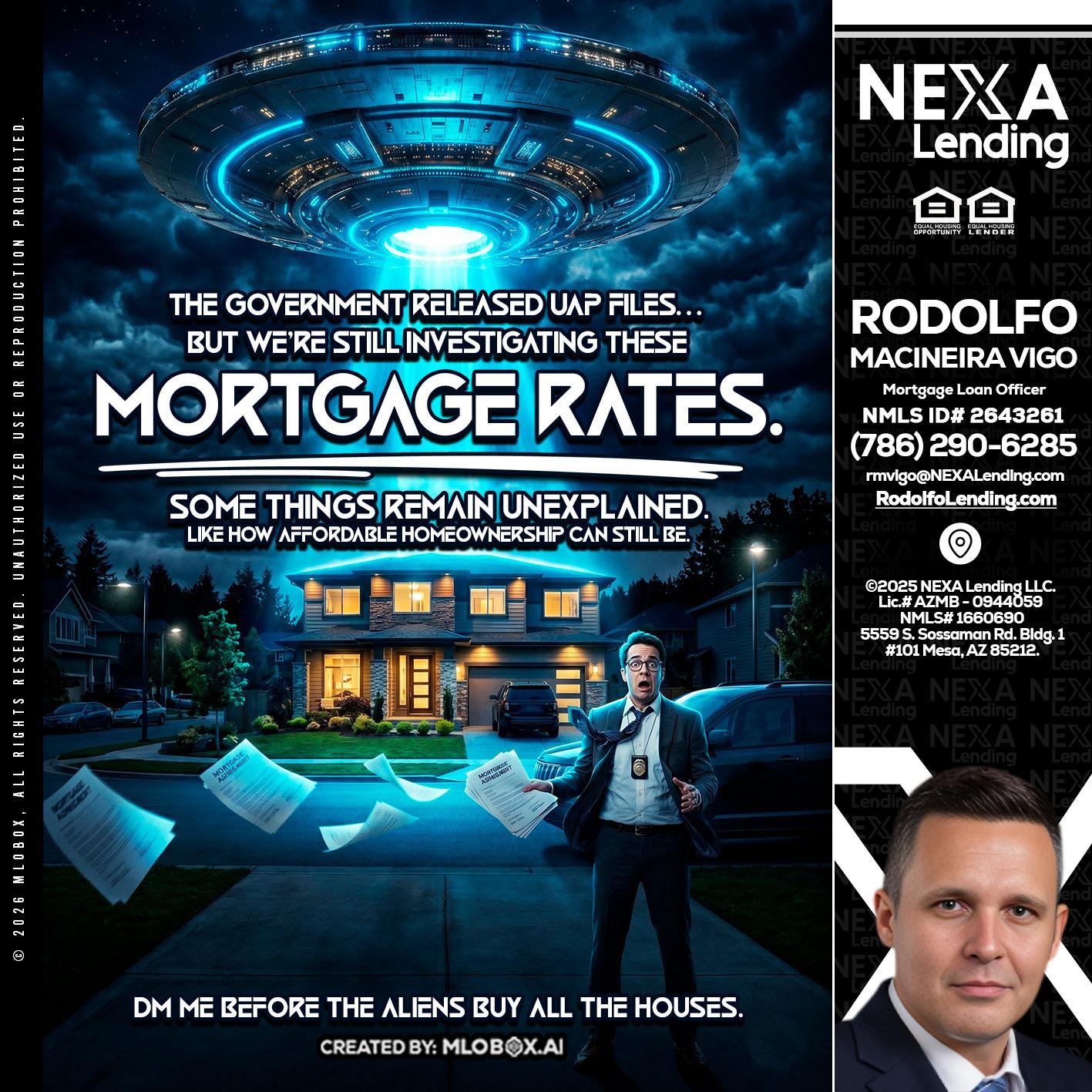 MORTGAGE RATES - Rodolfo Macineira Vigo -Mortgage Loan Officer