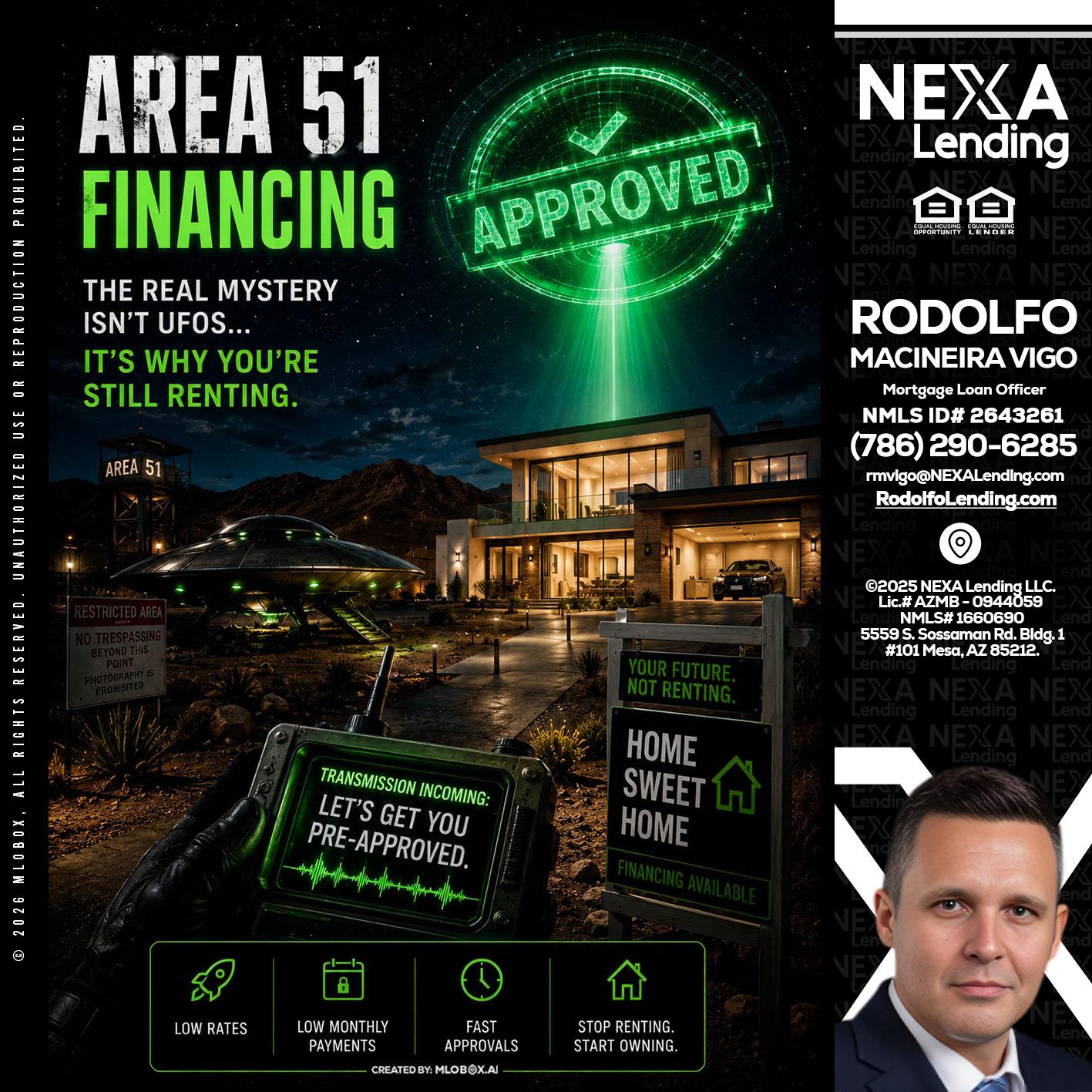 AREA 51 - Rodolfo Macineira Vigo -Mortgage Loan Officer