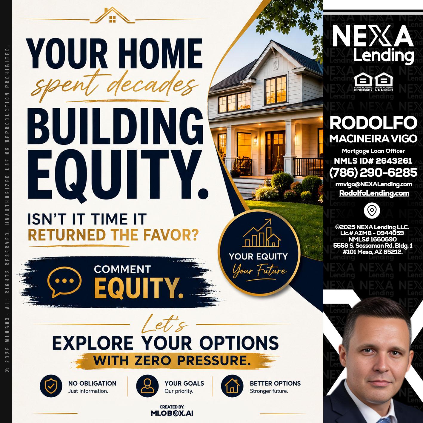 building equity - Rodolfo Macineira Vigo -Mortgage Loan Officer