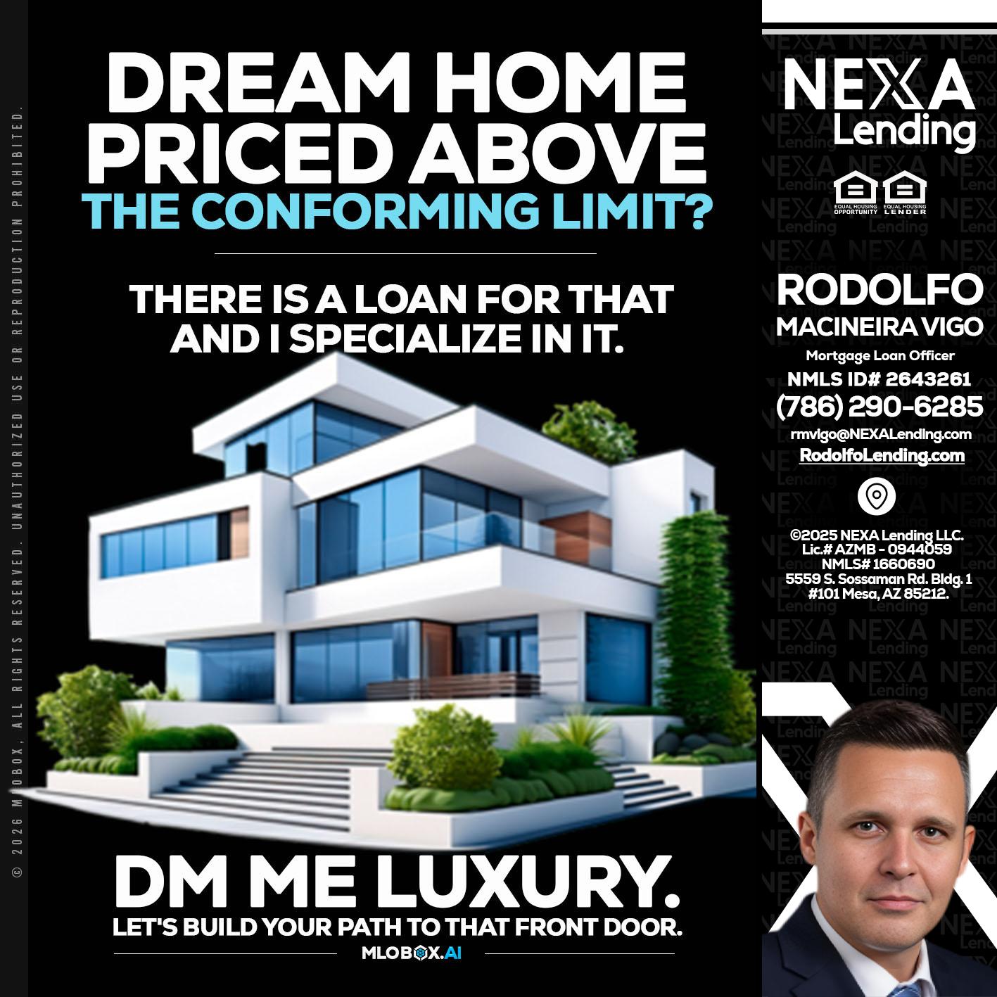 DREAM HOME - Rodolfo Macineira Vigo -Mortgage Loan Officer
